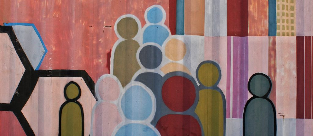 Mural comunitario de AVAST en la UPV.